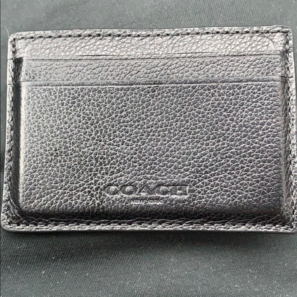 Coach Men’s Card Wallet with Money Clip